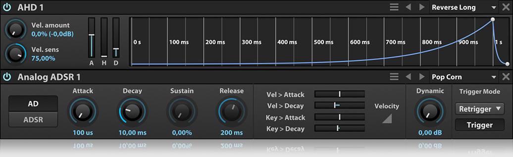 UVI Falcon | ANALOG ADSR MODULATORS
