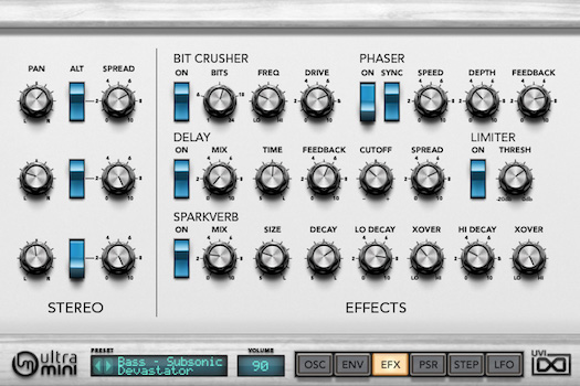UVI UltraMini | EFX UI