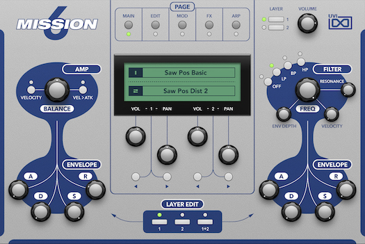 UVI Mission 6 | Main GUI