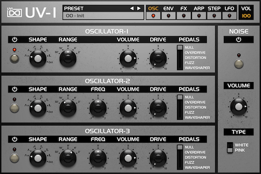 OB Legacy | UV-1 Osc GUI